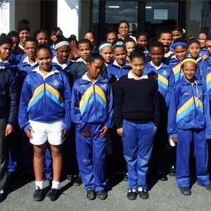 Die knap skoolkoor van Gansbaai Primêr olv Ellen Dunsdon